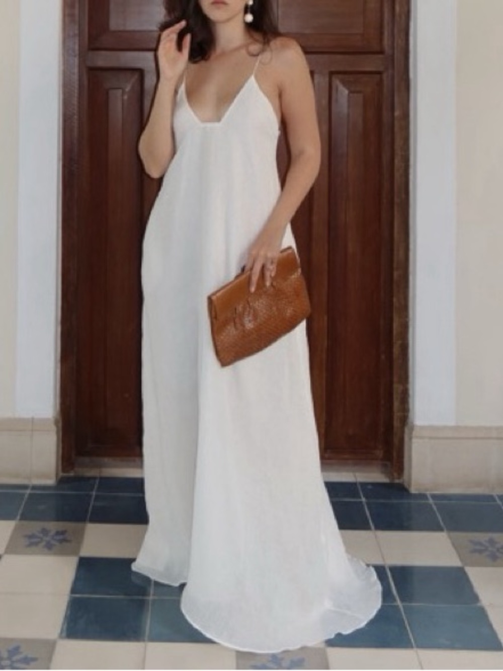 Massimo Dutti Linen Blend Maxi Dress - Picture 8 of 8